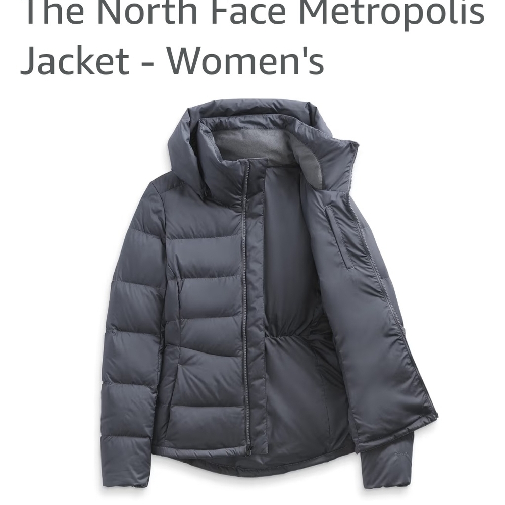 The North Face Women's Dark Gray Puffer Jacket